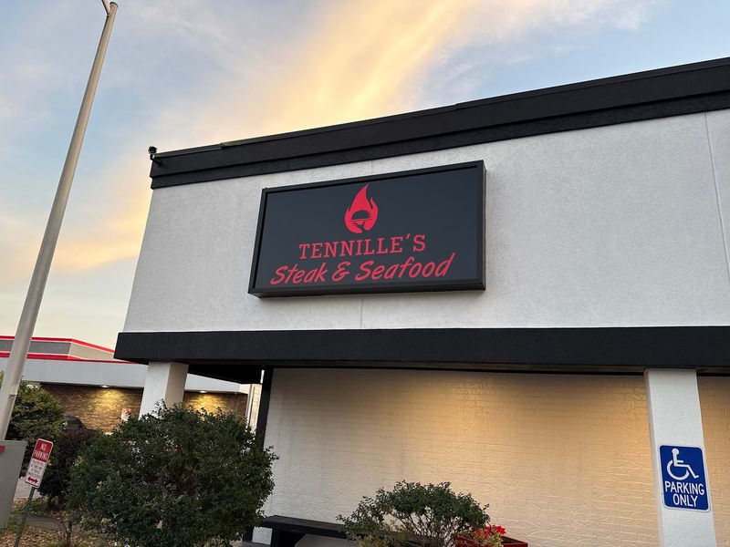 The Roadside Exterior Has Classic Steakhouse Character