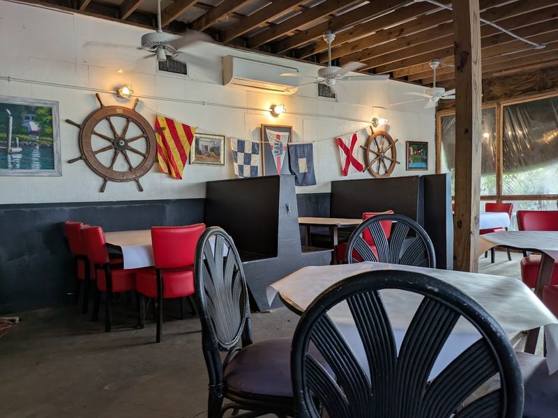 The Rustic Decor And Atmosphere Inside The Restaurant