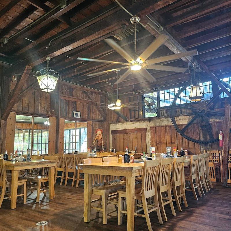 The Rustic Open-Air Atmosphere Inside