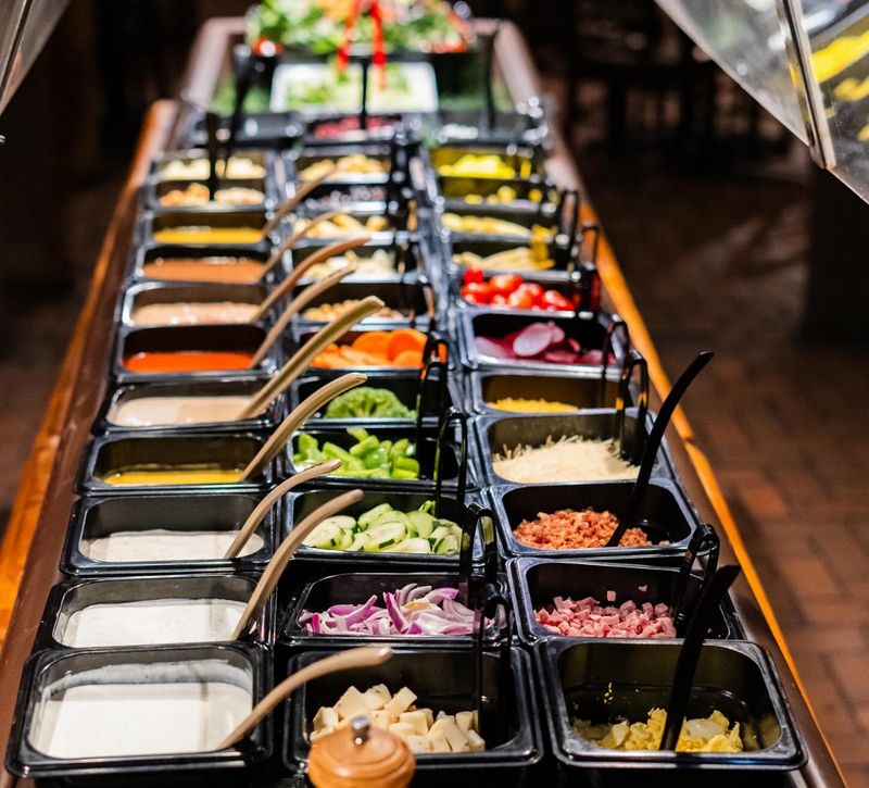 The Salad Bar Here Is A Full-On Event, Not An Afterthought