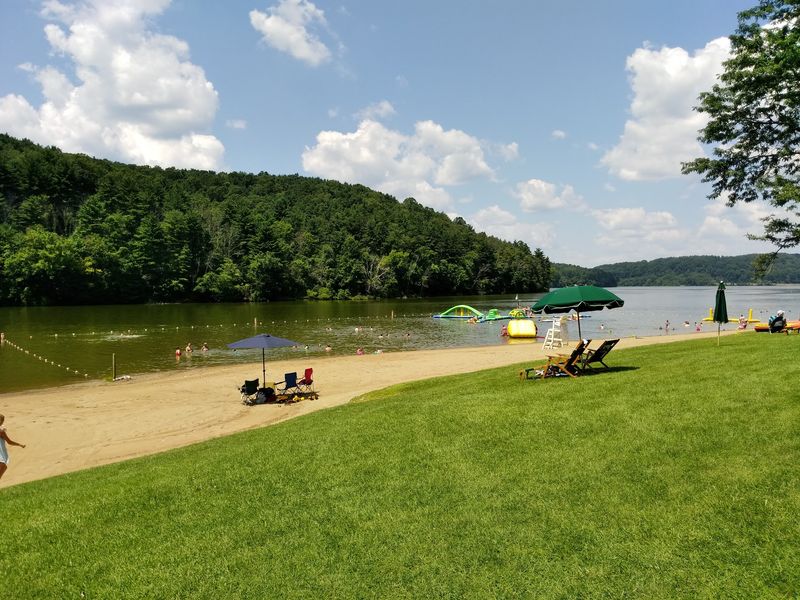 The Sandy Beach And Swim Area