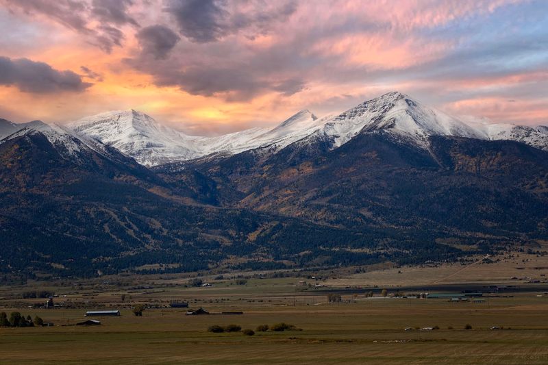 The Sangre de Cristo Mountains: A Backdrop That Earns Its Name
