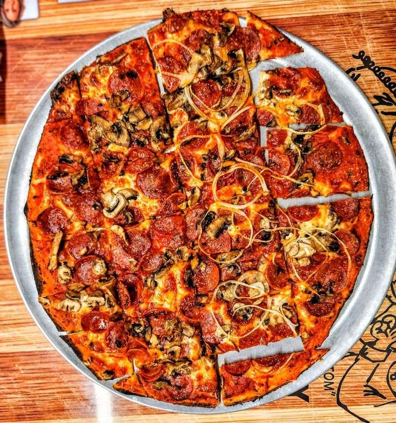 The Sliced Sausage That Makes This Pizza Unique