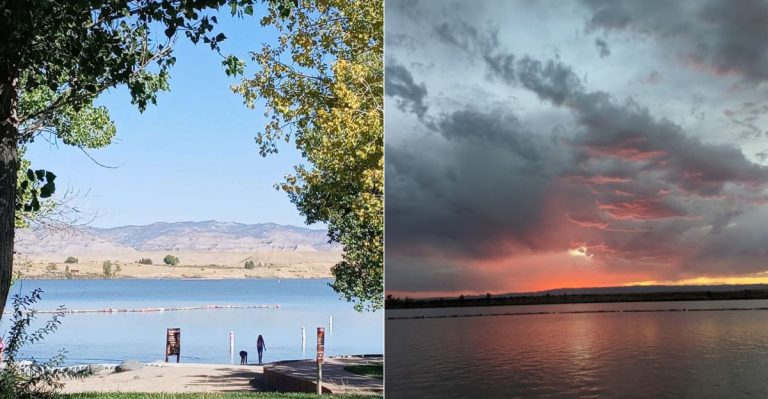 The Scenic Lakeside Road That Leads You To This Sandy Beach In Colorado