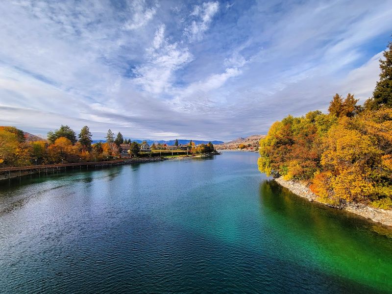 The Scenic Setting Along the Chelan River