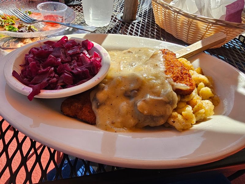 The Jaeger Schnitzel Is the Star of the Menu