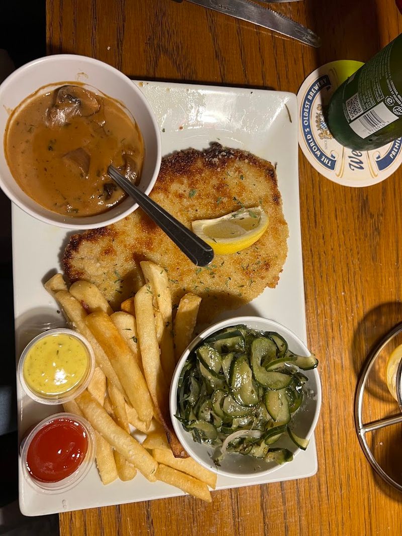 The Wiener Schnitzel Delivers Classic German Comfort