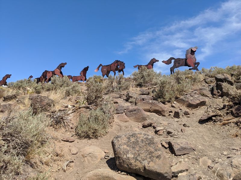 The Sculptor's Story Behind Those Running Ponies