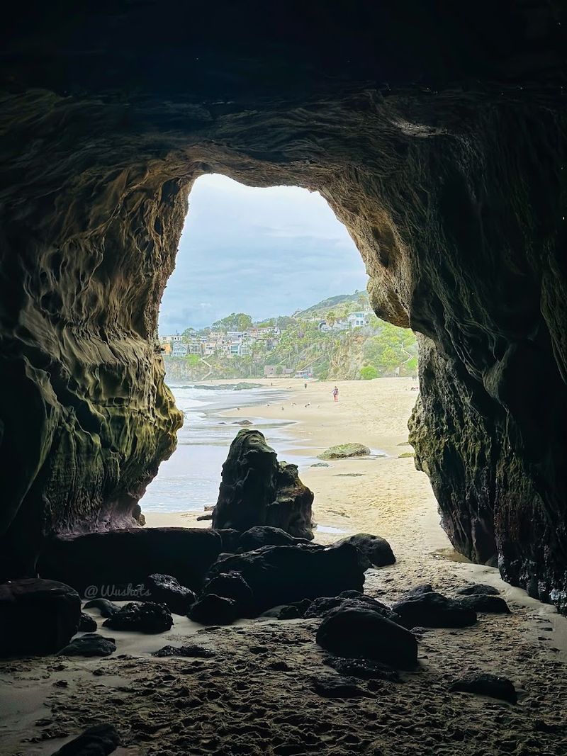 The Secret Sea Cave On The South End The Secret Sea Cave On The South End