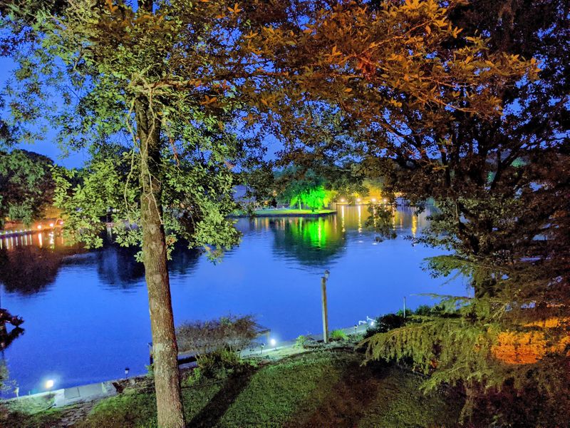 The Shoreline Shines After Dark