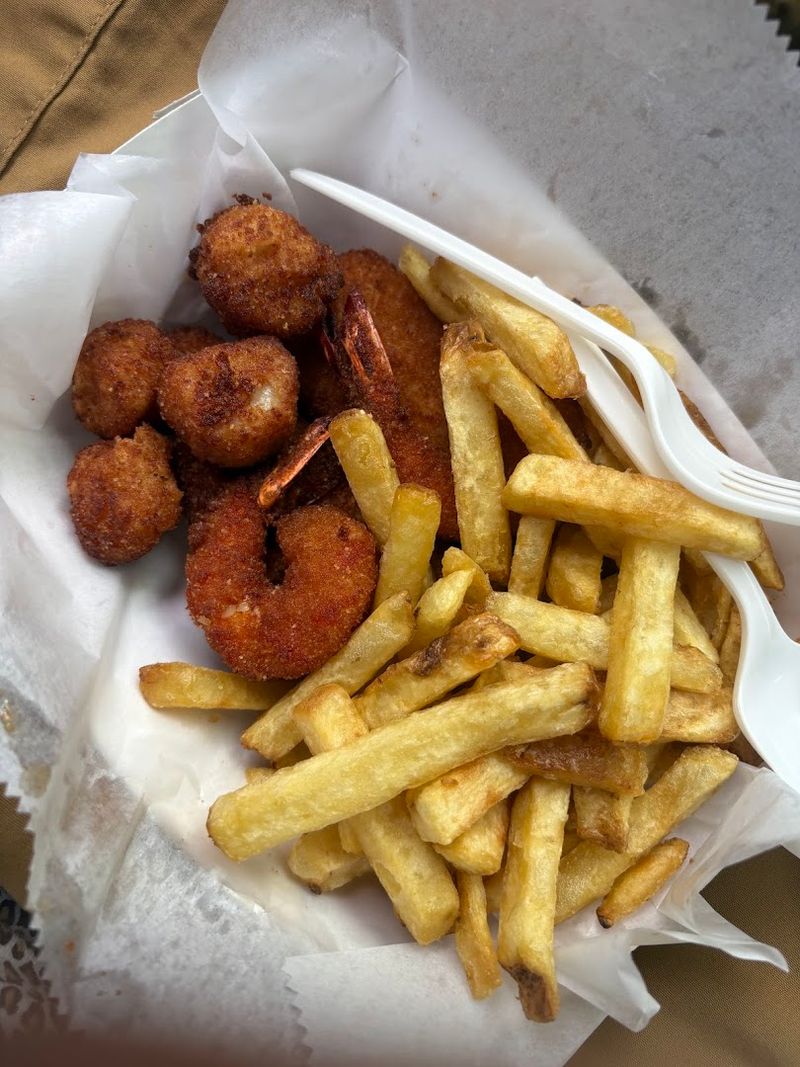 The Shrimp Basket Is The Star Of The Menu
