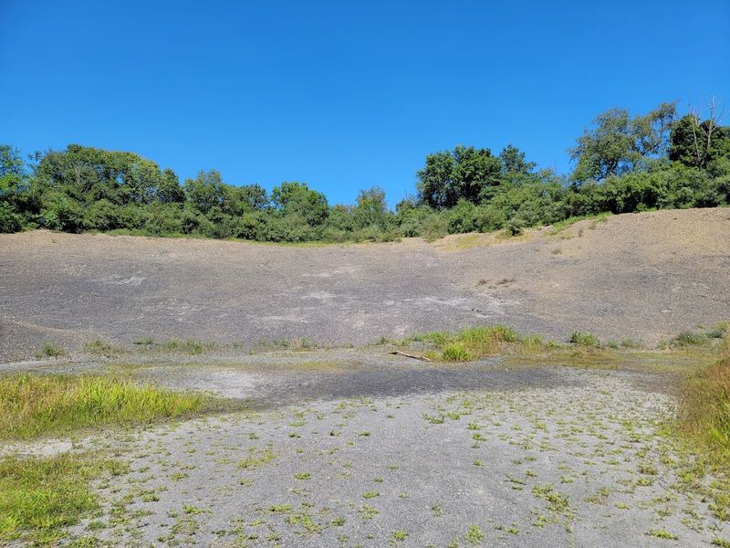 The Area Covers Several Acres Of Exposed Shale