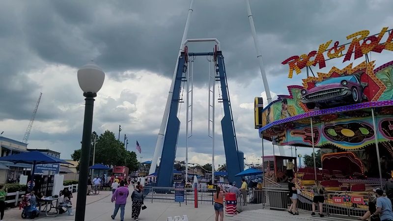 The Sky Coaster And 300-Foot Drop For Thrill Seekers
