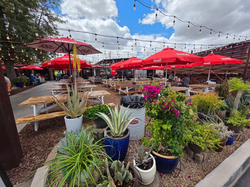 Outdoor Patio Seating With Atmosphere