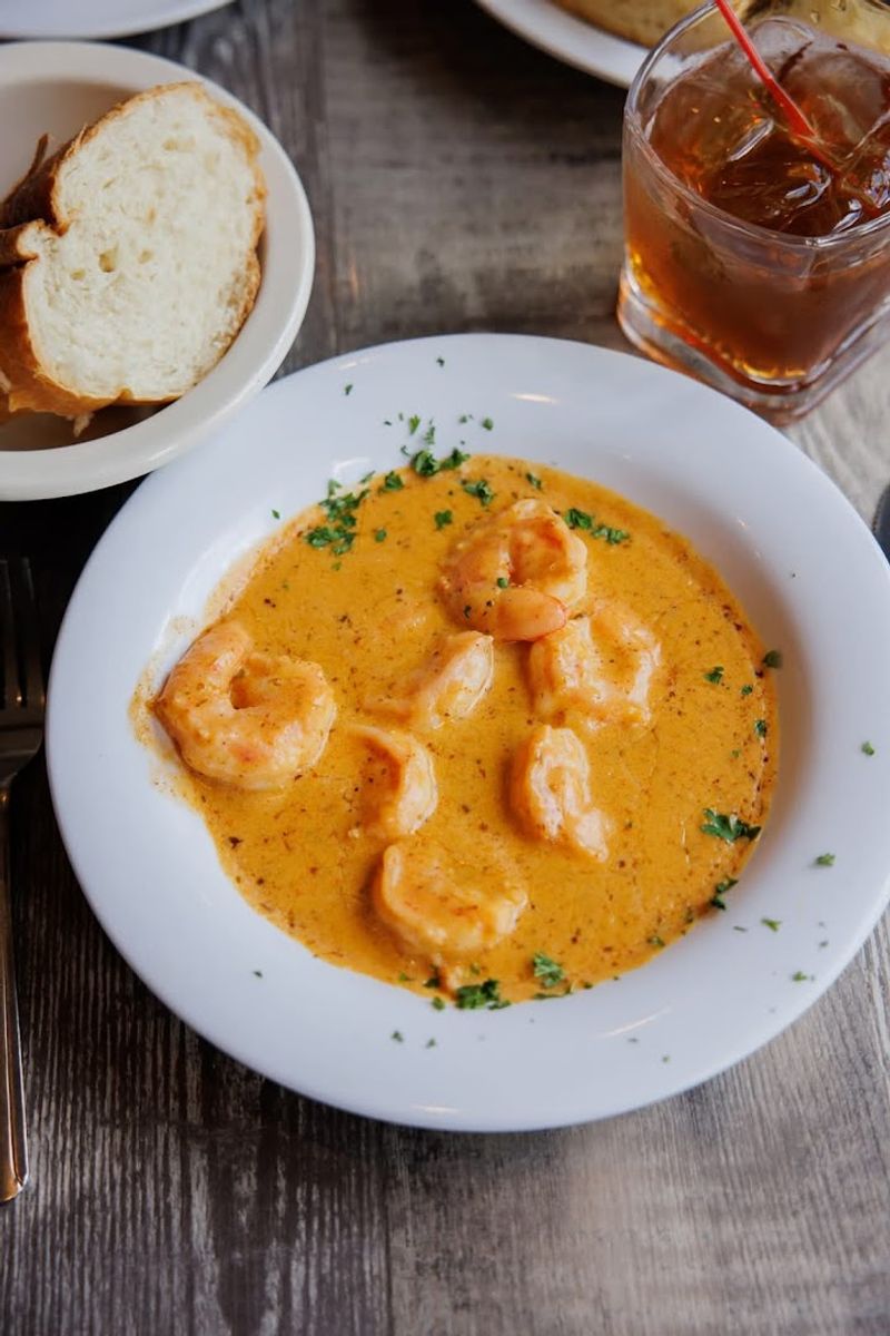 The Soup Pairs Perfectly With Their Famous Bronze Shrimp