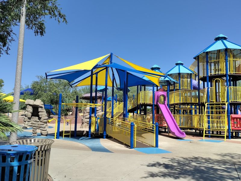 The Splash Pad Inside The Adventure Playground
