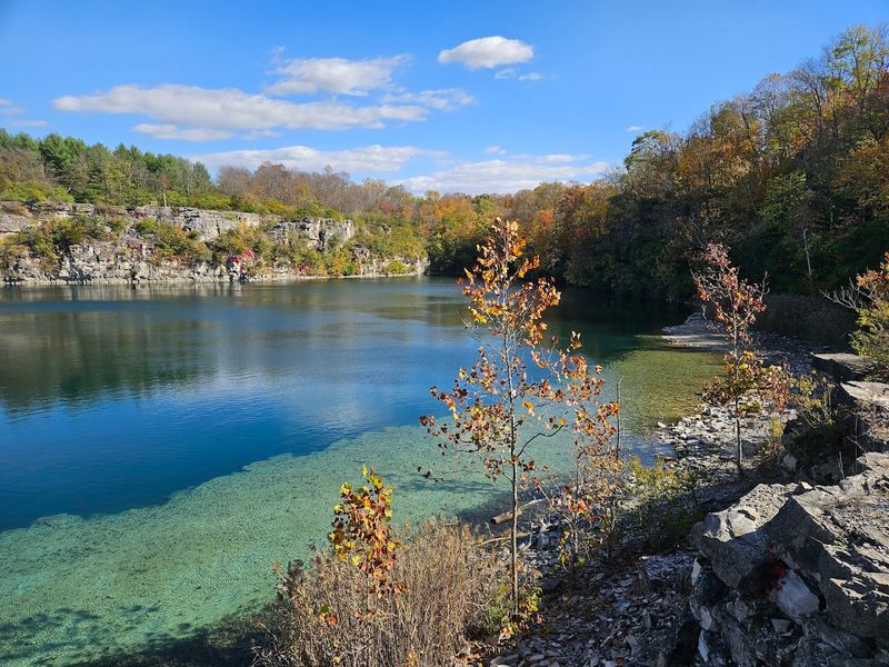 The Spring-Fed Quarry Lake That Defies Indiana's Flat Reputation The Spring-Fed Quarry Lake That Defies Indiana's Flat Reputation