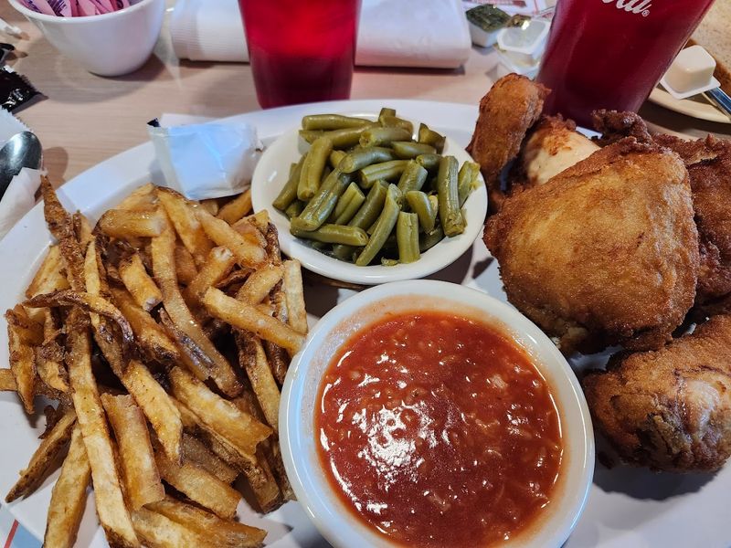 What a Chicken Dinner Actually Looks Like Here