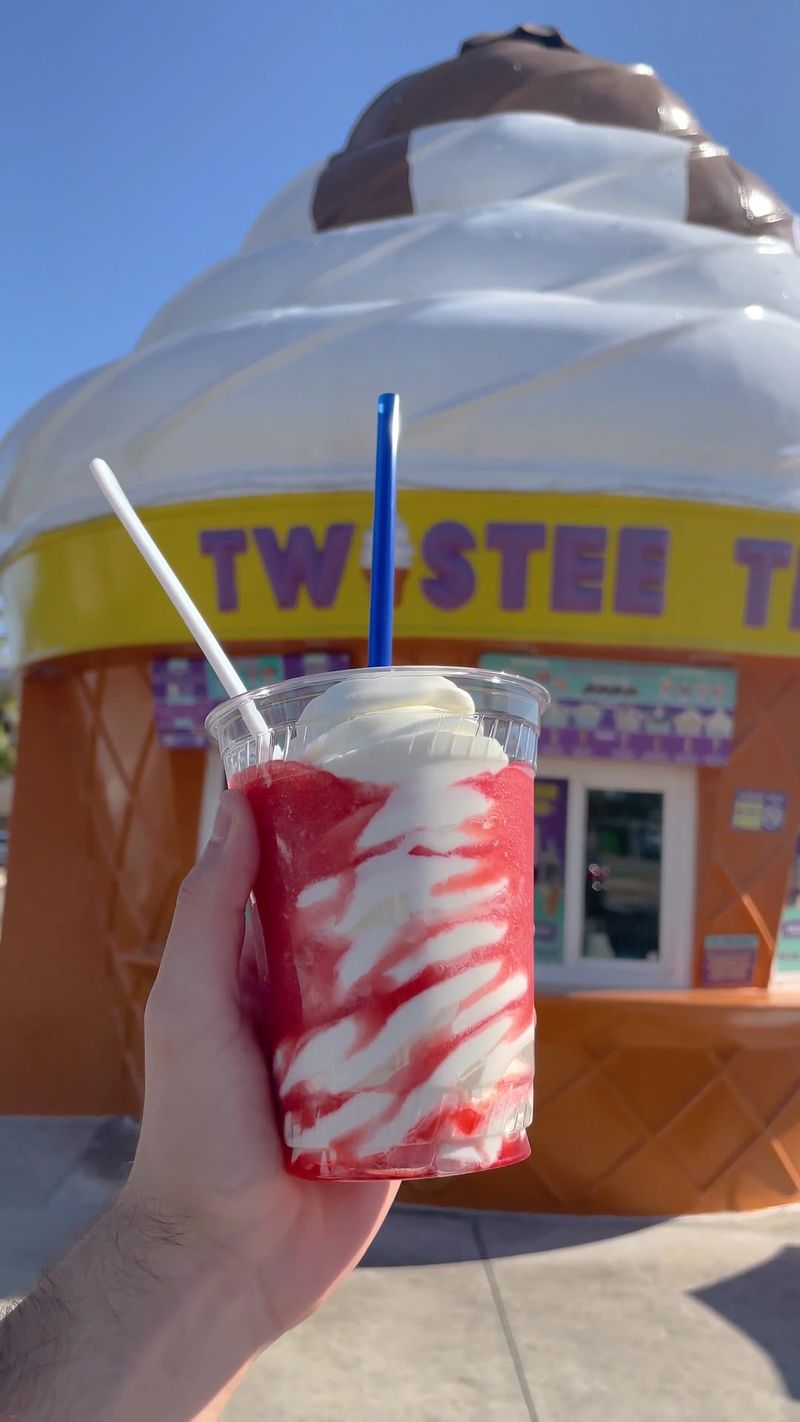 The Strawberry And Vanilla Twirl In A Waffle Cone Is A Must-Try
