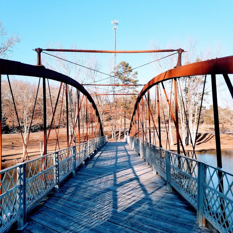 Hidden 1870s Iron Span With Rare Bowstring Arch Design