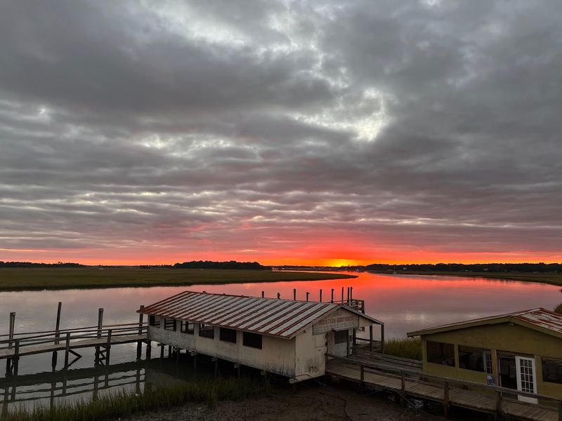 The Sunset Views From The Deck Are A Full Dining Experience On Their Own
