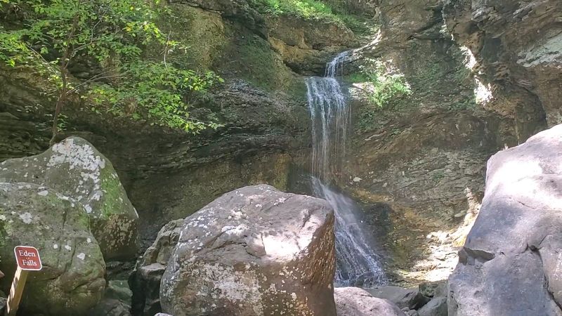 A Waterfall Hidden Deep Inside The Cave