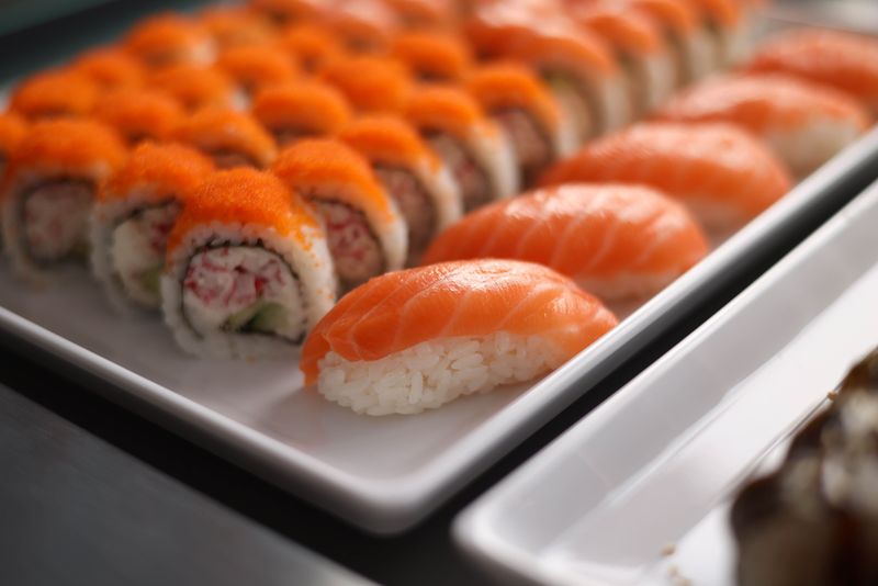 The Sushi Bar Gets Rolled Out Fresh Every Day The Sushi Bar Gets Rolled Out Fresh Every Day