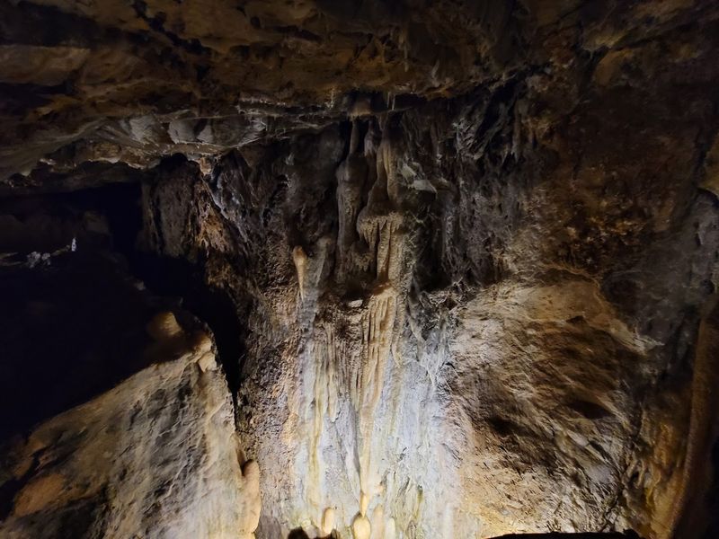 Stalactites and Stalagmites Dominate the Underground Landscape
