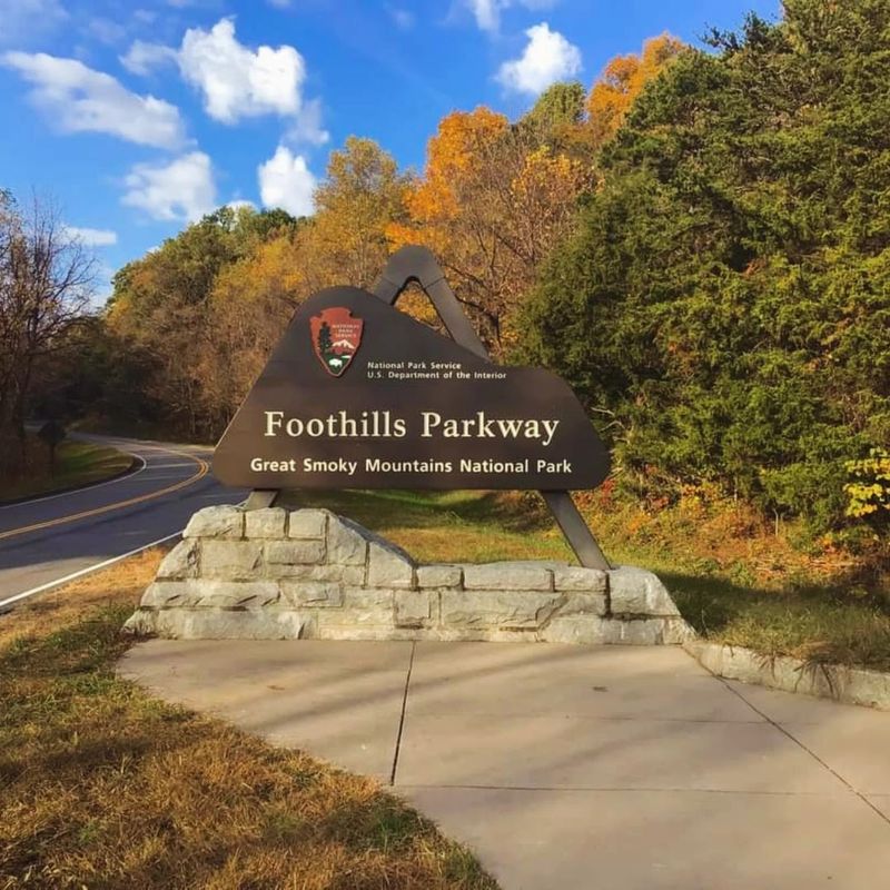 The Drive Up Foothills Parkway Sets The Mood