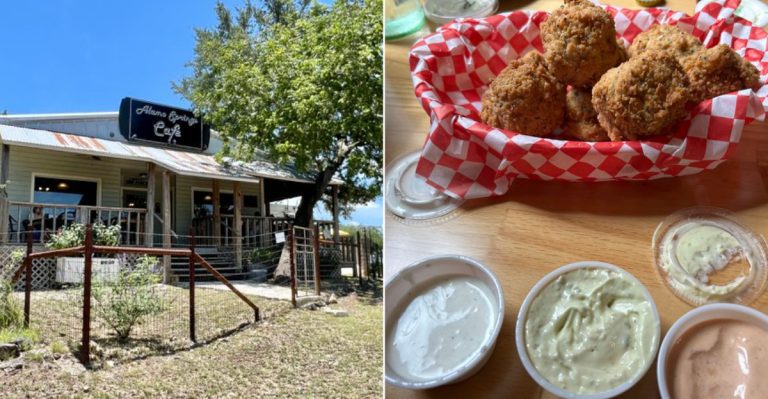 The Texas Hill Country Café Where Fried Mushrooms Crackle Like Fireworks