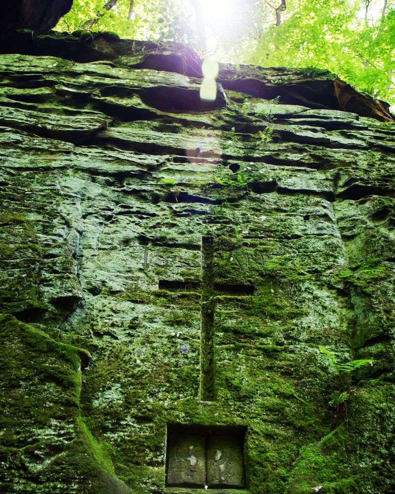 Religious Symbols Carved With Devotion