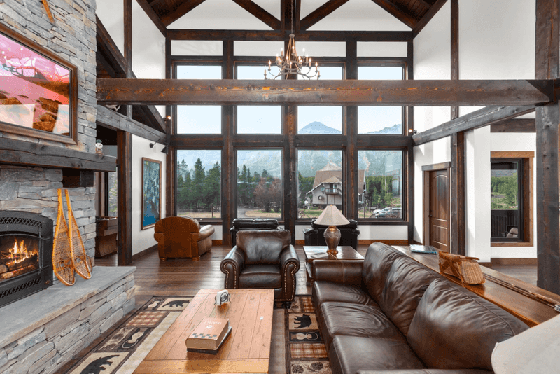 The Timber-Frame Lodge That Anchors It All The Timber-Frame Lodge That Anchors It All