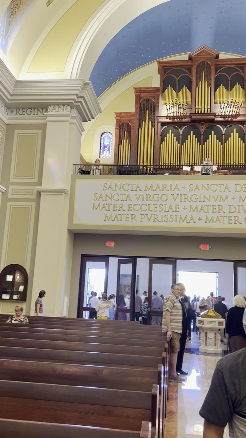 The Towering Pipe Organ and Balcony
