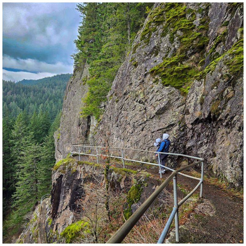 The Trail Itself: An Engineered Marvel On A Rock Face