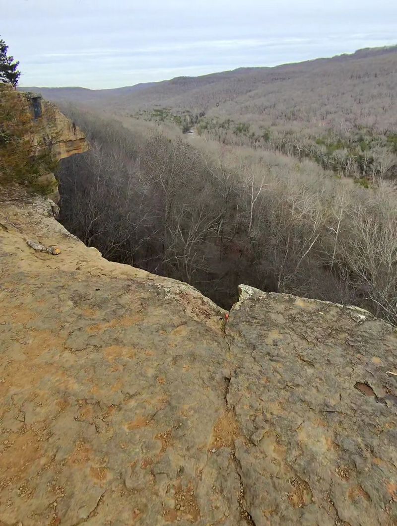 The Trail Opens Onto A Massive Bluff The Trail Opens Onto A Massive Bluff