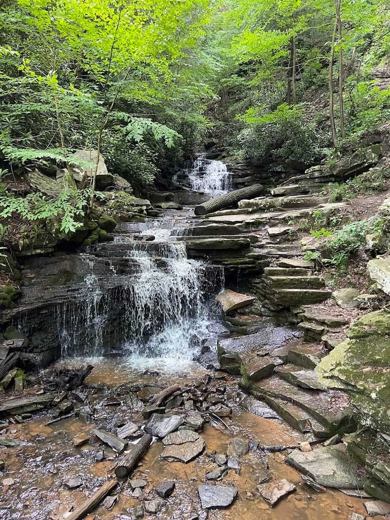 The Waterfall Along the Way