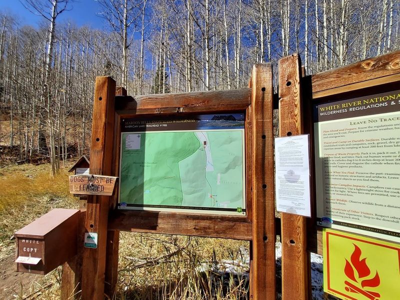 The Trailhead Setup at Castle Creek Road