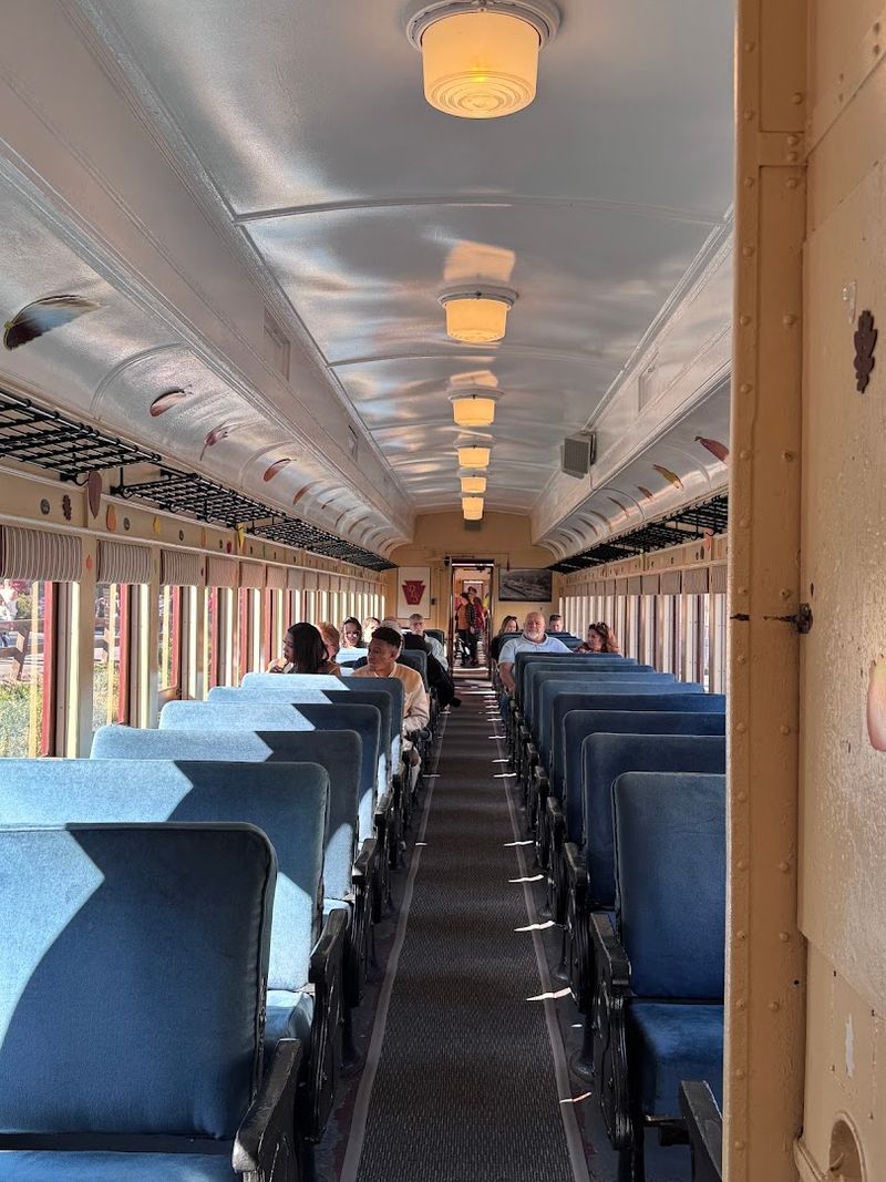 The Train Cars Have Real Vintage Character