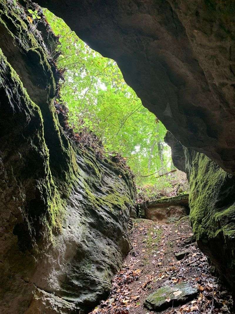 Moving Below Ground Into Cool, Echoing Chambers