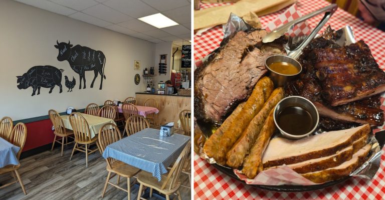 The Washington Smokehouse Tucked Behind A Gas Station That Outsmokes Every City Hotspot