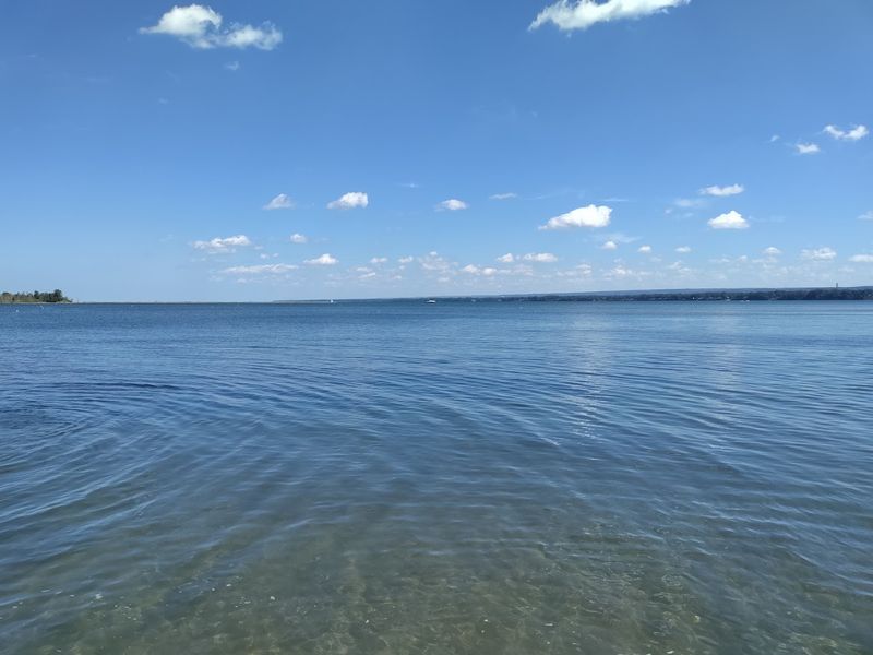 The Water Clarity Here Is Genuinely Impressive For A Lake Beach