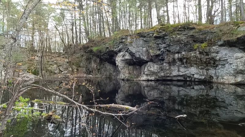 The Water-Filled Quarry Pits Up Close The Water-Filled Quarry Pits Up Close