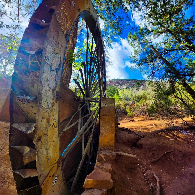 The Water Wheel and Riverside Picnic Spot