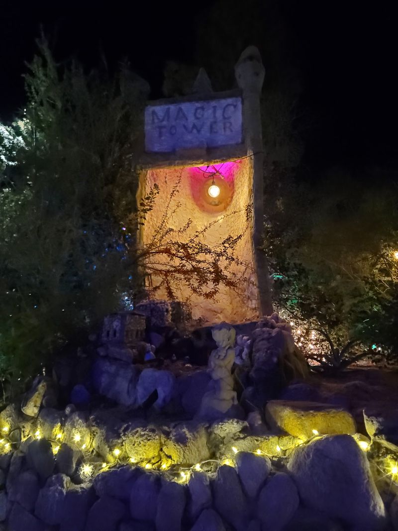 The Wizard's Tower, Blue Fairy's Pond, and Wishing Well
