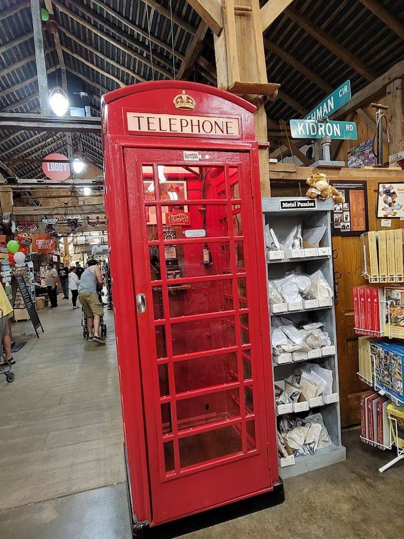 Glass-Bottled Sodas and the Famous Red Phone Booth