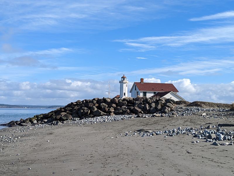 The Working Lighthouse at Point Wilson