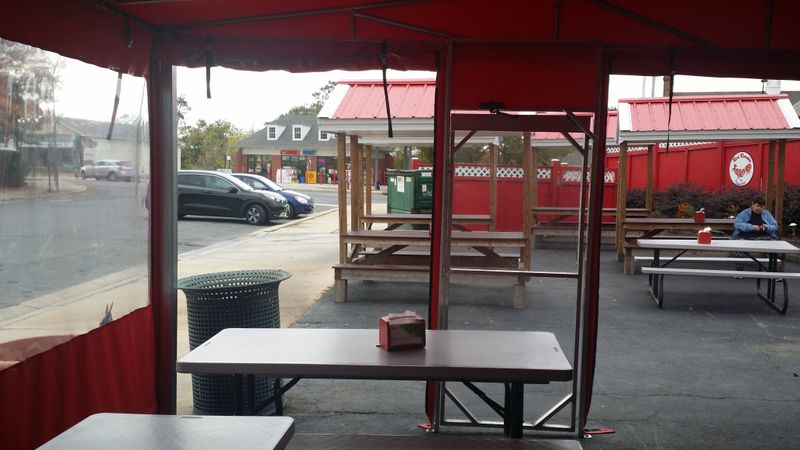 Limited Seating Means Most Folks Eat Outside or Take It to Go