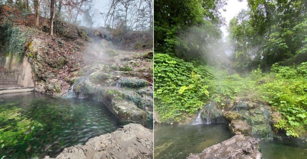 Hot Spring Flow There's A Spot In Arkansas Where Hot Springs Flow Right Out In The Open