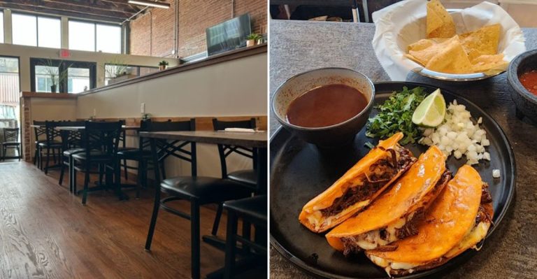 There’s An Arkansas Spot Where Birria Tacos And Their Dipping Broth Steal The Whole Show