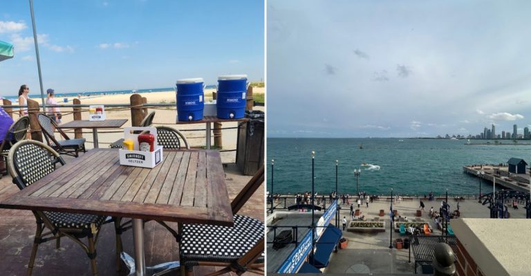 These 9 Illinois Restaurants Pair Great Meals With Gorgeous Lake Michigan Views